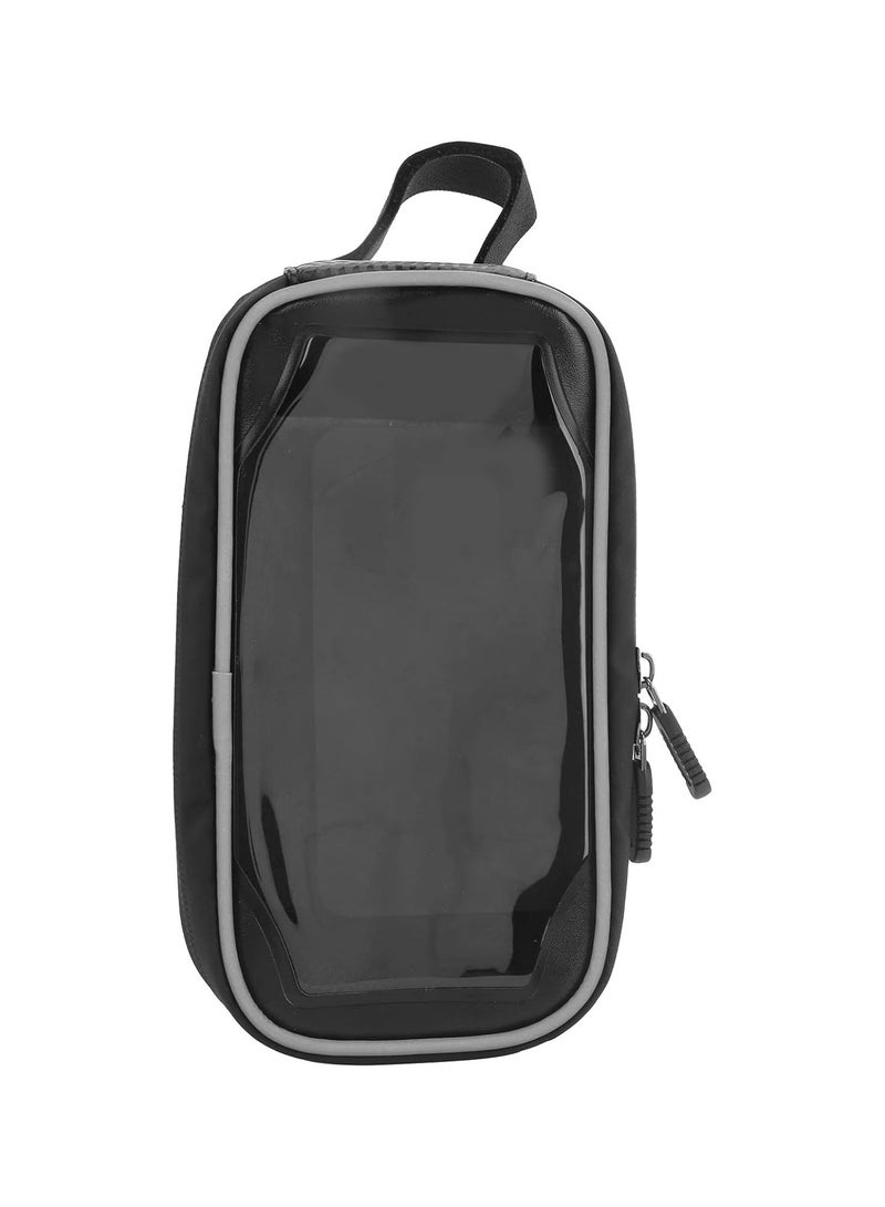 GGOOT Bike Phone Front Frame Bag, Waterproof Bicycle Cell Phone Holder Bag Mountain Bike Touch Screen Front Frame Bag Top Tube Bag Cycling Bag, Support Screen Less Than 6.2 Inches - Image 2