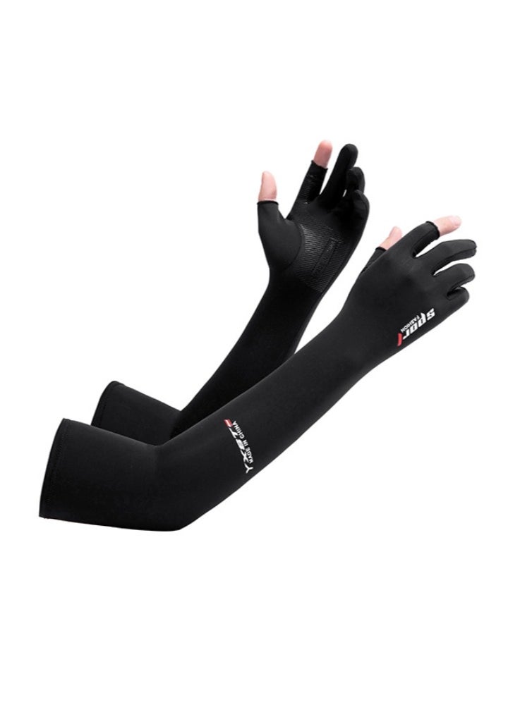 OASIS-TH Long Arm Sleeves - Tattoo Covering - UV Protection Ice Sleeves - Basketball Golf Soccer Cycling Cooling Men's and Women's Sports Sleeves  - Image 1