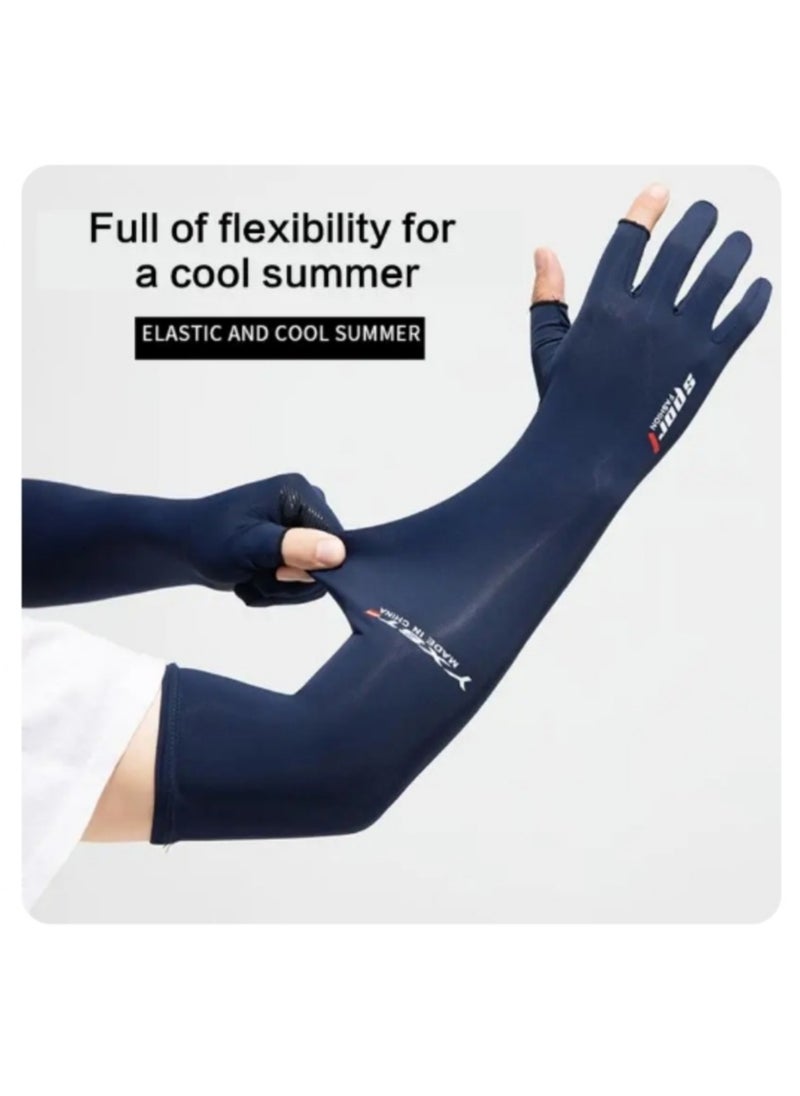 OASIS-TH Long Arm Sleeves - Tattoo Covering - UV Protection Ice Sleeves - Basketball Golf Soccer Cycling Cooling Men's and Women's Sports Sleeves  - Image 2