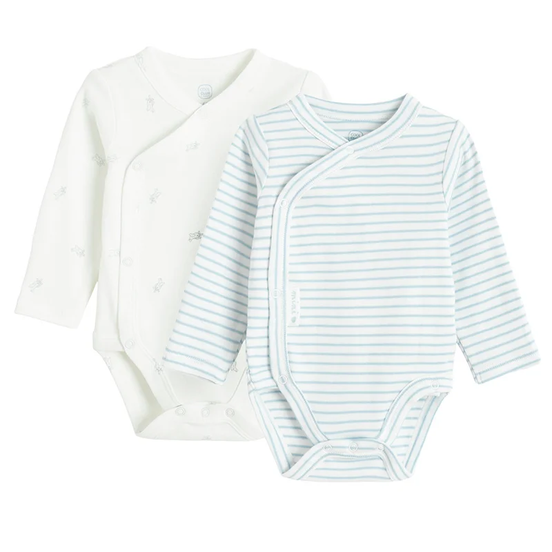 Cool Club by SMYK CCB3200455-00 WHITE COTTON BODY L/S 2-PACK
