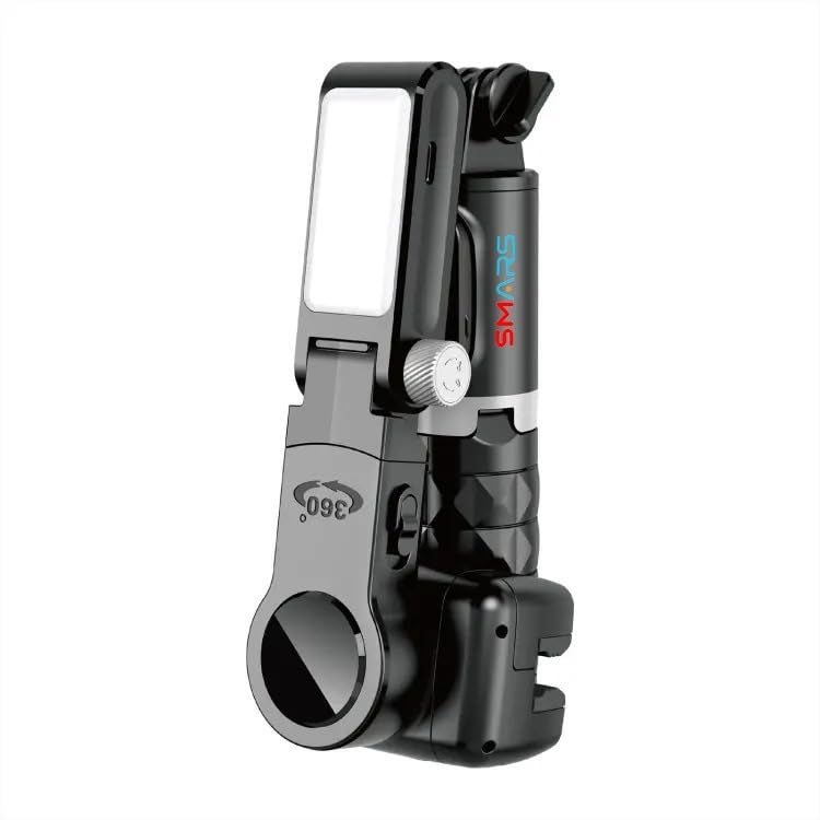 SMARS Q18 1-Axis Gimbal Stabilizer with Extendable Selfie Stick Tripod, Fill Light & 360° Face Tracking | Auto Balance, Remote Control for iPhone & Android - Image 2