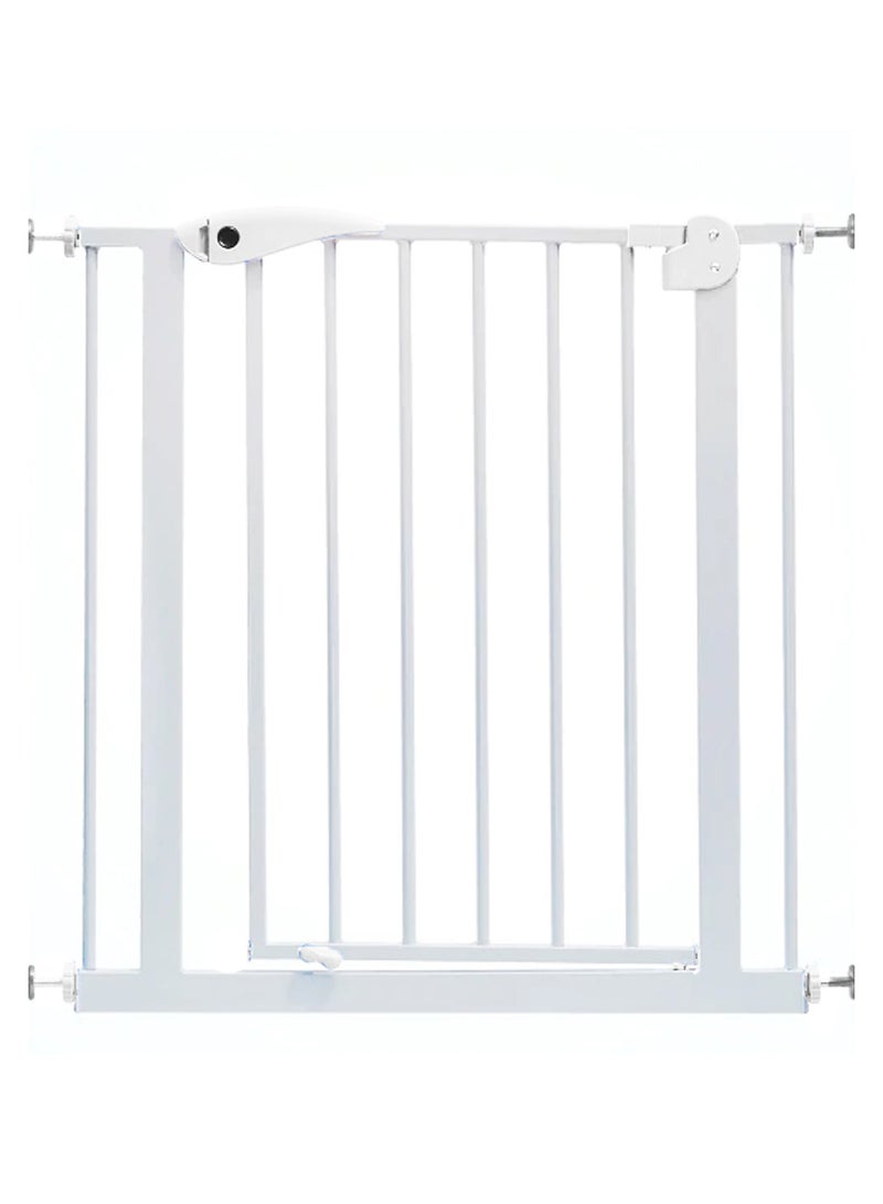 BabySafe بوابة أمان معدنية - بيضاء - Image 1