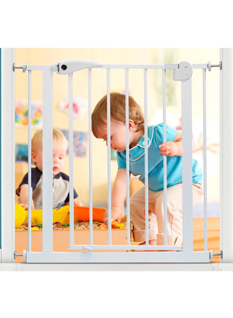 BabySafe بوابة أمان معدنية - بيضاء - Image 2