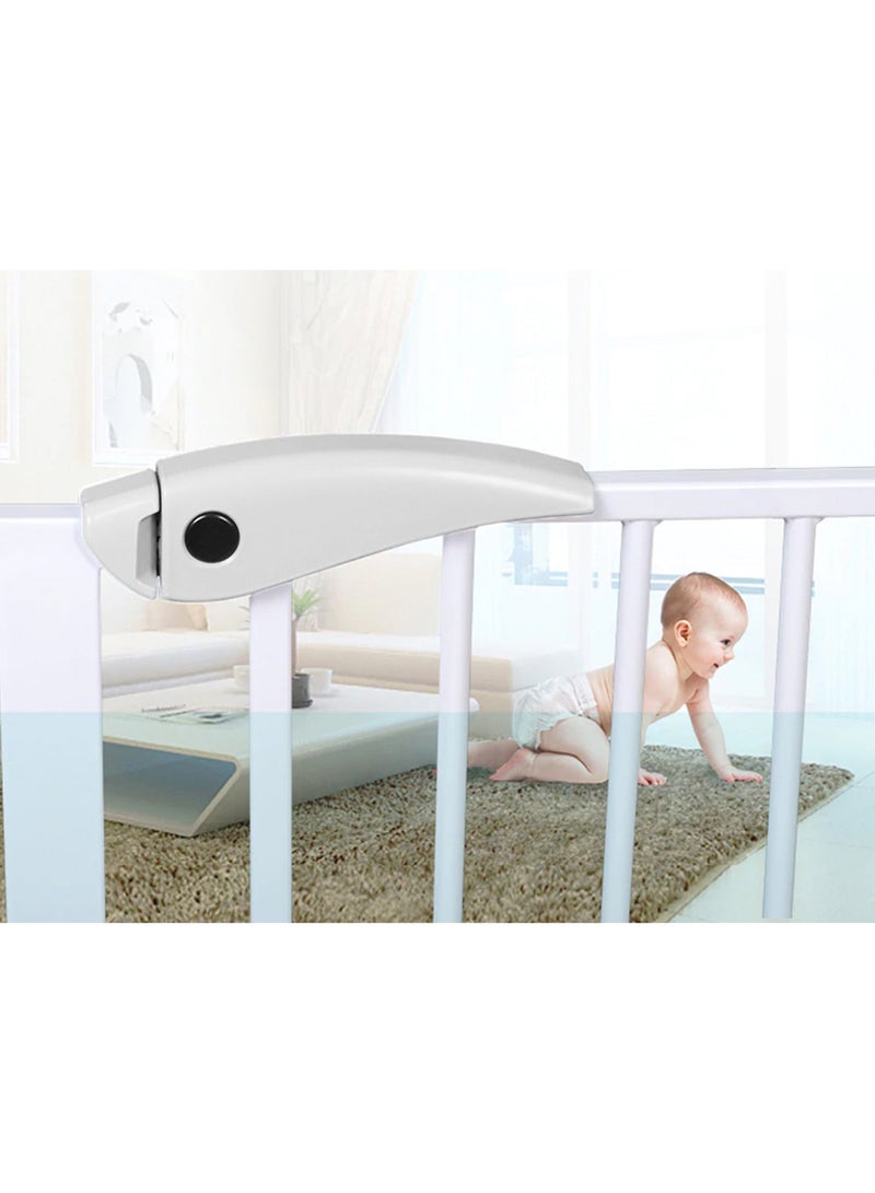 BabySafe بوابة أمان معدنية - بيضاء - Image 3