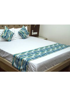 Vissage Vissage Contemporary Designer Double Bed Runner with 2 Cushion Covers  - Image 1