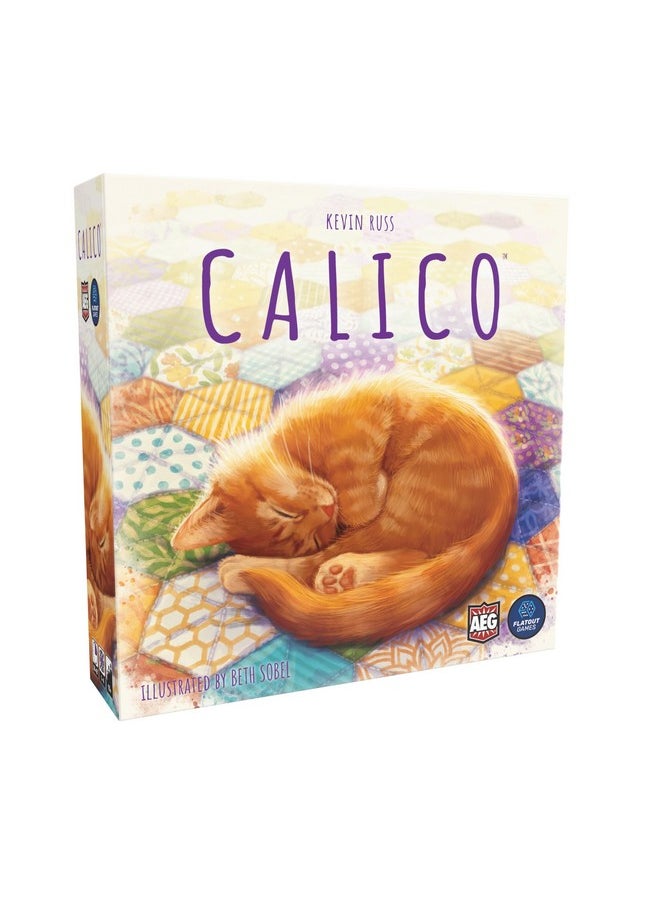 أيج & Flatout Games | Calico - لعبة لوحية حائزة على جائزة لجميع أفراد الأسرة | من مبتكري Cascadia | سهلة التعلم | سريعة اللعب | اصنع اللحاف واجذب القطط! | للأعمار من 10 سنوات فما فوق  - Image 1