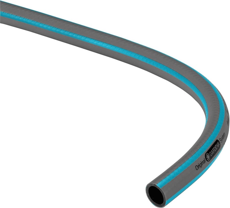 GARDENA Classic Hose Action 13 mm (1/2 Inch), 18 m: Universal Garden Hose Made of Robust Cross Fabric, 22 Bar Burst Pressure, UV-Resistant, Without System Parts (18001-20) Grey 18 m without System - Image 4