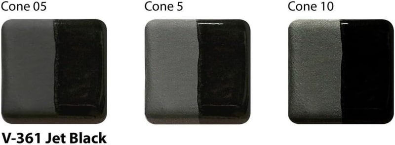 AMACO Lead-free Velvet Underglaze in Jet Black (V-361) - 16 Fluid Ounces - Image 2