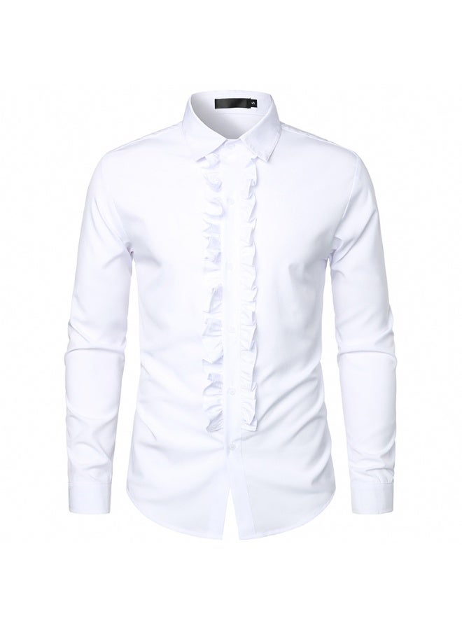 KUYING New Men's Long Sleeved Shirt
