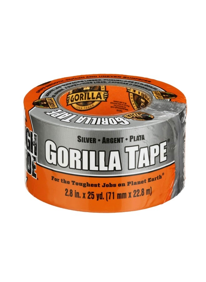 Gorilla Tape Tough & Wide, Silver Tape, 2.88" x 25 yd (Pack of 1) - Heavy Duty and Weather Resistant for Indoor or Outdoor - Image 3
