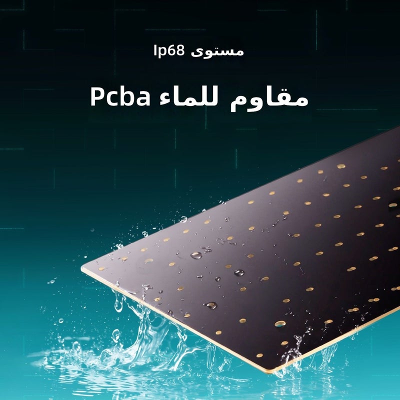 اي تي كي لوحة مفاتيح ألعاب ATK RS7 Air Cyber بمفاتيح مغناطيسية - إصدار أخضر بحيرة مقاوم للماء، سلكية RGB محسنة لألعاب FPS - Image 5