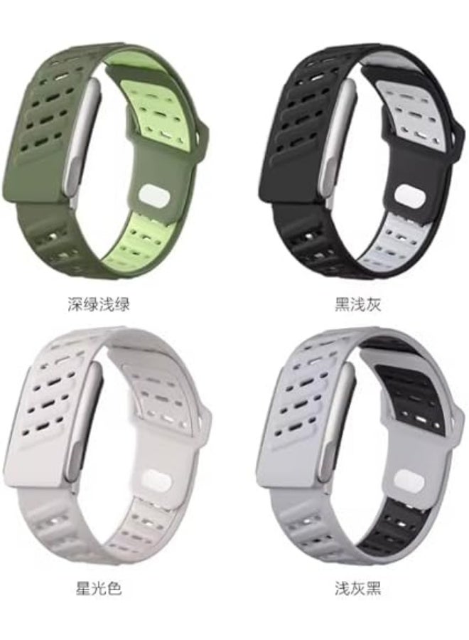 Silicone Sport Band Compatible with WHOOP 5.0 – Adjustable Breathable Waterproof Replacement Wrist Strap for Men & Women - Image 2