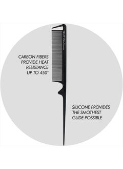 Sam Villa Signature Series Rat Tail Comb Cutting, Styling & Teasing Comb  - Image 3