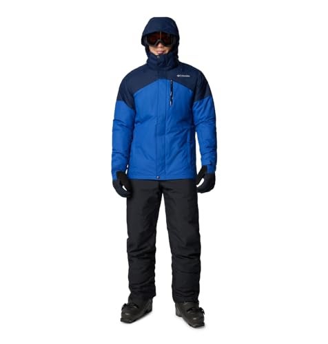 Columbia Men's Last Tracks II Jacket, Mountain Blue/Collegiate Navy, Small - Image 4