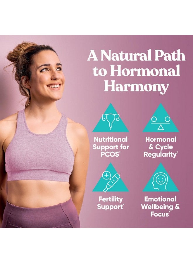 Eu Natural مكمل Eu Natural Regulate MAX من مسحوق ميو-إنوزيتول ودي-كيرو إنوزيتول للنساء مع فيتامين د وحمض الفوليك لدعم التغذية في متلازمة المبيض المتعدد الكيسات، توازن الهرمونات ودعم الخصوبة، بدون نكهة 60 حصة - Image 2