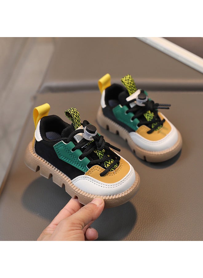Autumn New Children's Sports Shoes Boys Baby Shoes Korean Color Matching Fashion Fashion Children's Shoes Generation