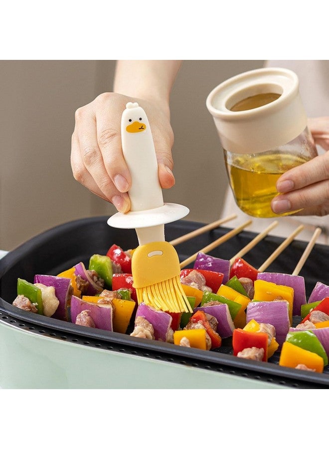 Tendula Silicone Brush and high Temperature Resistant Oil Bottle Integrated Barbecue Cooking Utensils Home&Kitchen Heavy Glass Material. - Image 5