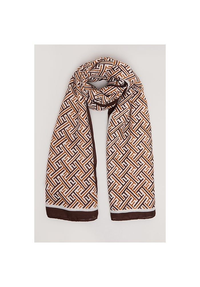 R&B Patterned Scarf - Image 1