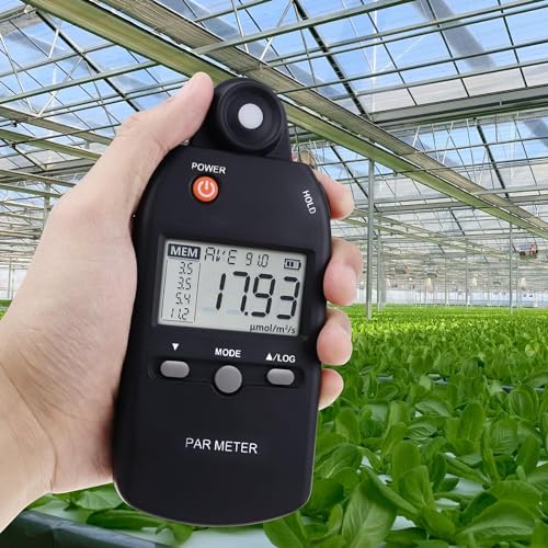 GAIN EXPRESS Quantum PAR Meter for LED Grow Light Full Spectrum PPFD Meter High Precision Quantum Sensor, Light Meter for Plants, Greenhouse and Farming Lux Meter Tester 400-700nm - Image 2