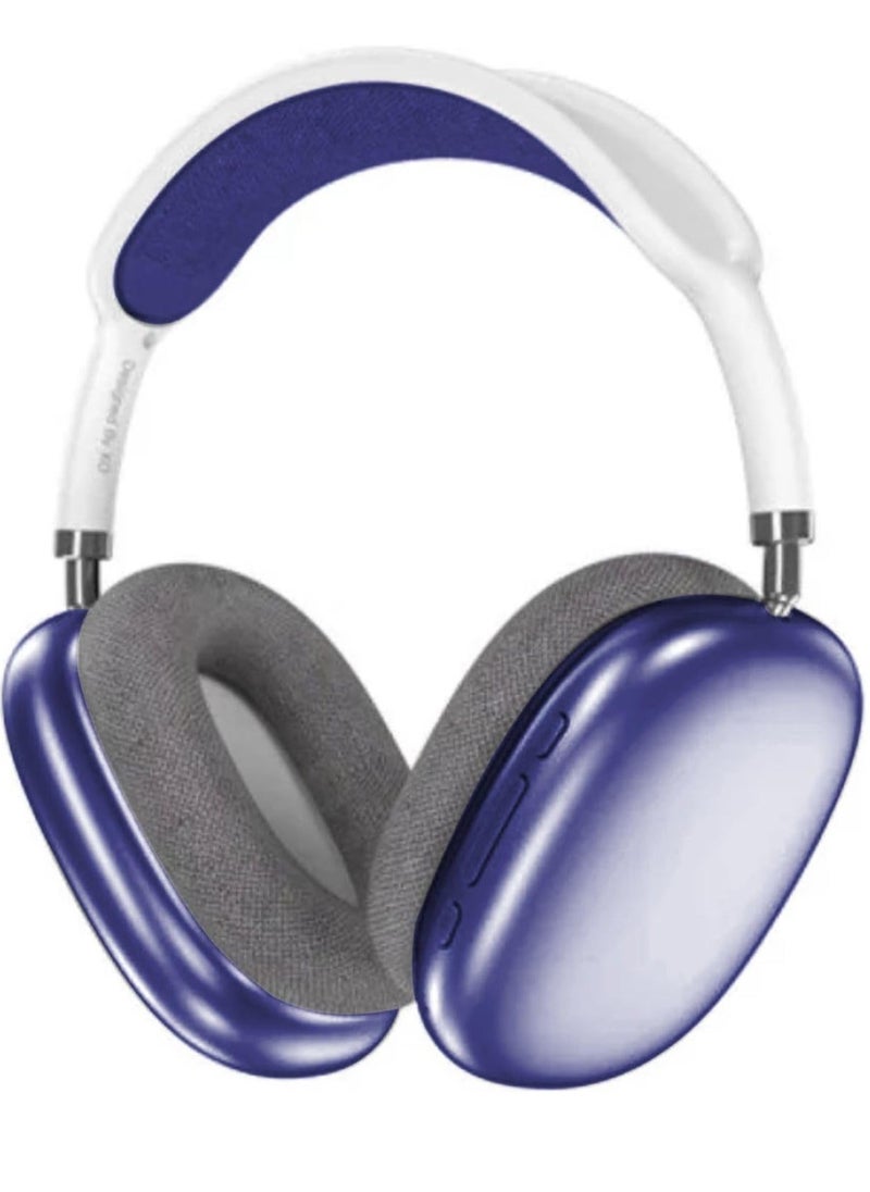NEW P9 Wireless Bluetooth Headphones – Noise Reduction Headset with Stereo Sound for Gaming, Phone, and PC (Blue) - Image 1