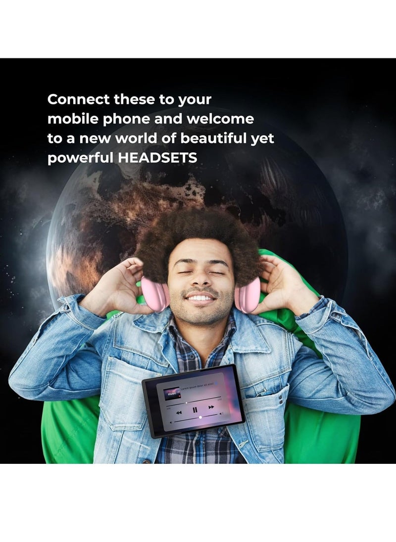 NEW P9 Wireless Bluetooth Headphones – Noise Reduction Headset with Stereo Sound for Gaming, Phone, and PC (Blue) - Image 4