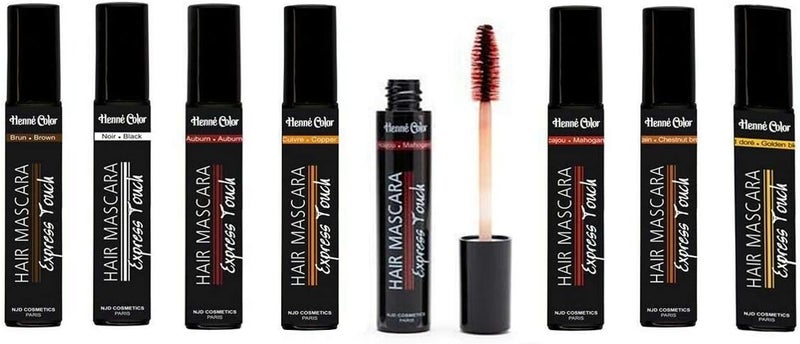 New Henna Hair Mascara Semi Permanent Cover Your Grey Hair 15ml Brown Auburn Chestnut Brown Copper Black Golden Blonde And Mahogany Mahogany