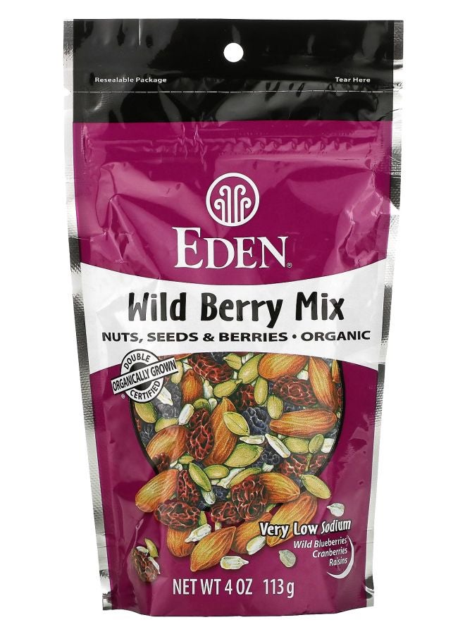 Eden Foods Wild Berry Mix Nuts Seeds & Berries 4 oz (113 g)