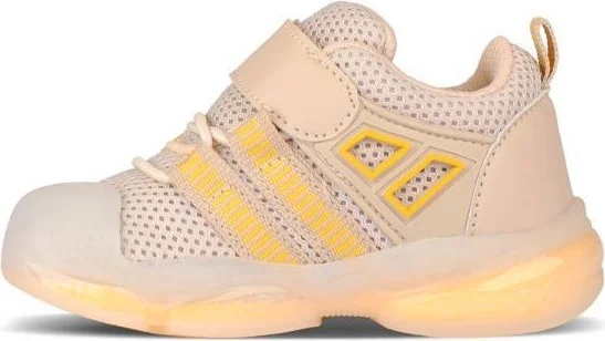 VICCO Orante 346.E24Y.150 Girls Lighted First Step Shoes Beige 19-21
