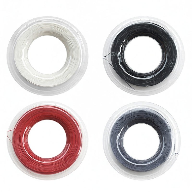 POWERTI Tennis String: 1.25mm 200m White Polyester Material - Special Texture For Cutting Chopping Spinning Powerful Control Durable String For Tennis Players Sports Training - Image 4