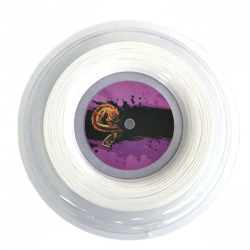 POWERTI Tennis String: 1.25mm 200m White Polyester Material - Special Texture For Cutting Chopping Spinning Powerful Control Durable String For Tennis Players Sports Training - Image 1
