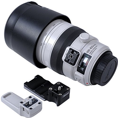 iShoot Lens Collar Foot Tripod Mount Ring Stand Base for Canon EF 100-400mm f/4.5-5.6L IS II USM Bottom is Camera Quick Release Plate Compatible with Ball Head of Arca-Swiss Standard Interface - Image 3
