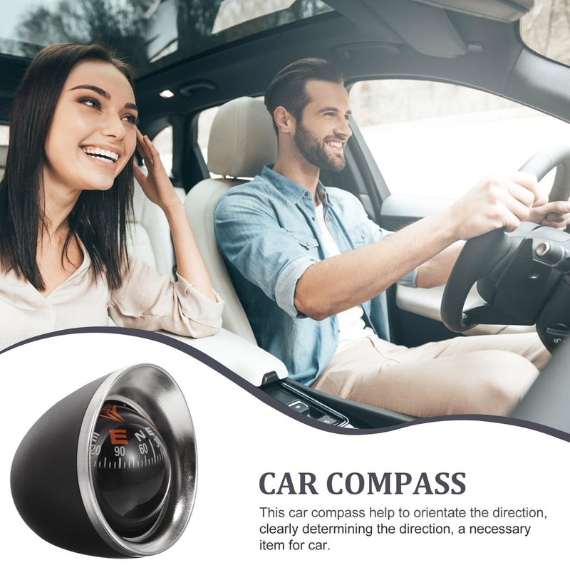 Black Car Dashboard Compass for Vehicle Navigation and Off Road SUV RV Marine Use - Image 4