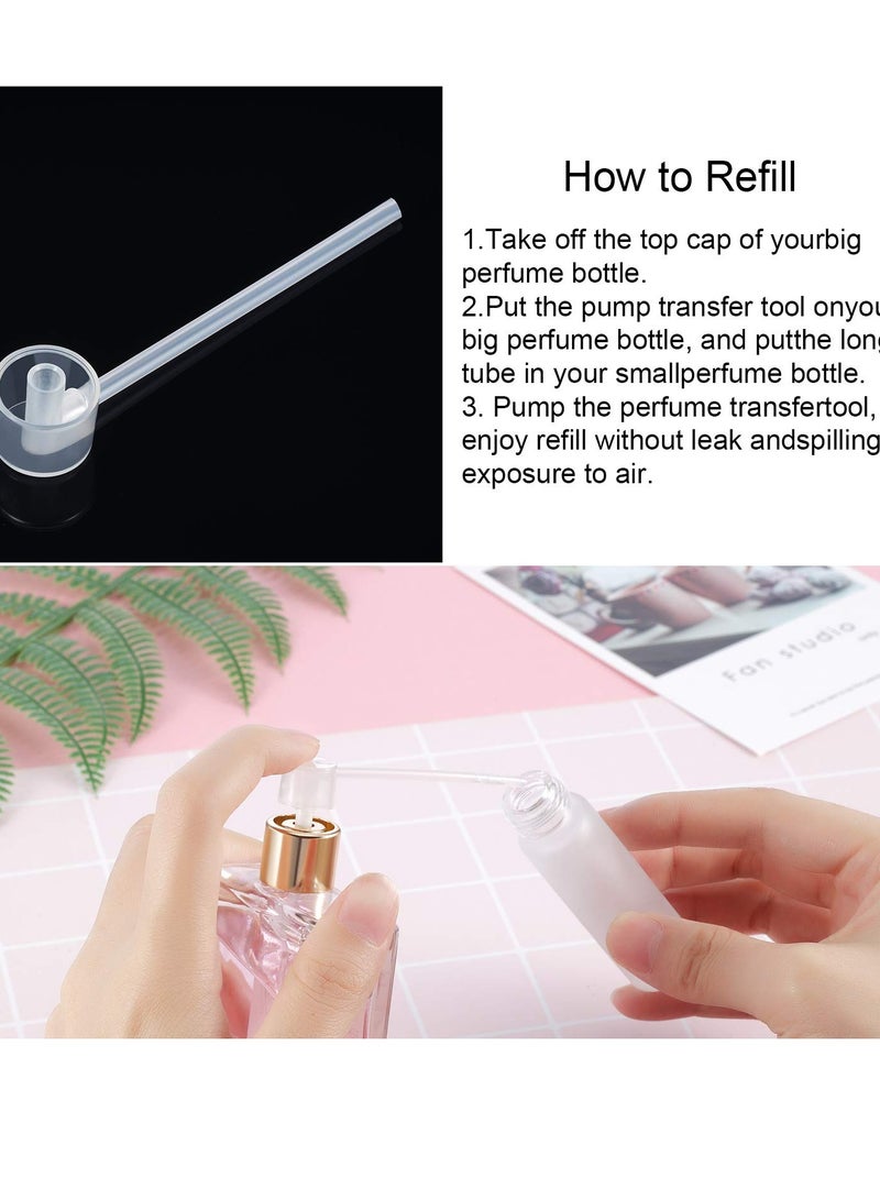 SYOSI 50 Packs Perfume Dispenser Pump Perfume Refill Pump Cosmetic Dispenser Pump Transfer Tool for Travel Refillable Perfume Spray Bottle - Image 3