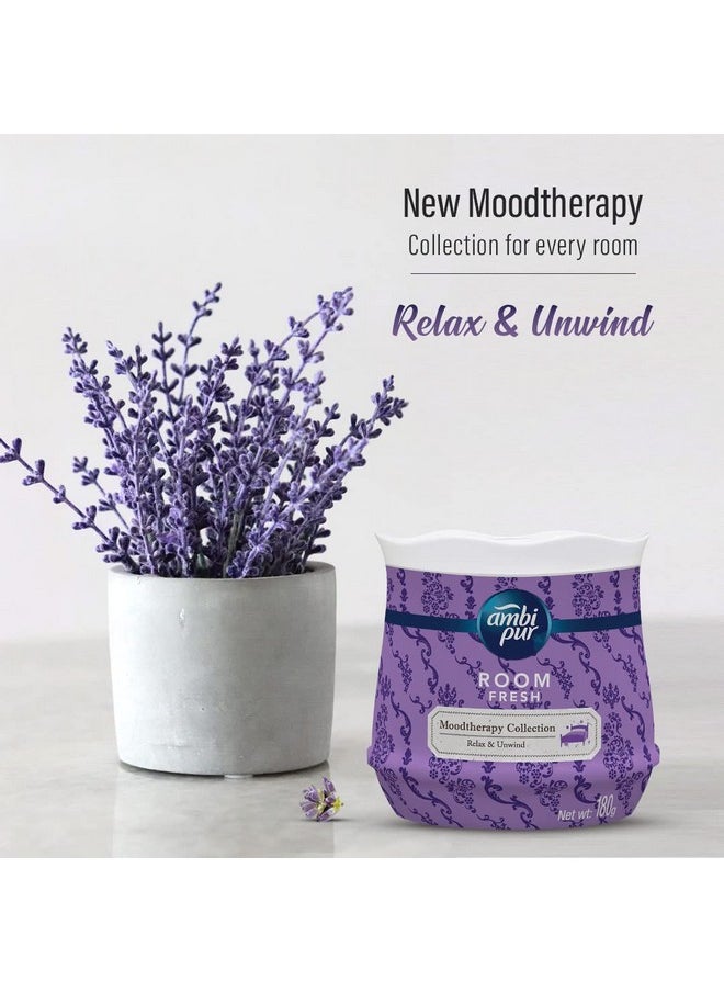 ambi pur - Moodtherapy Collection Room Fresh Gel, Relax & Unwind - Lavender, 180 G - Image 1