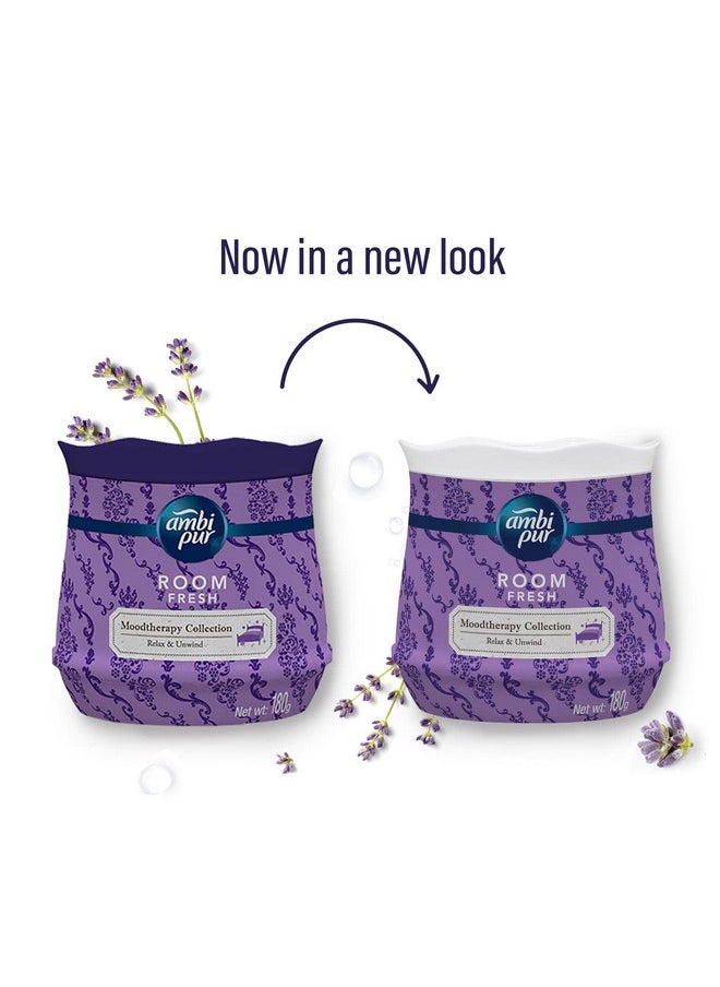 ambi pur - Moodtherapy Collection Room Fresh Gel, Relax & Unwind - Lavender, 180 G - Image 1