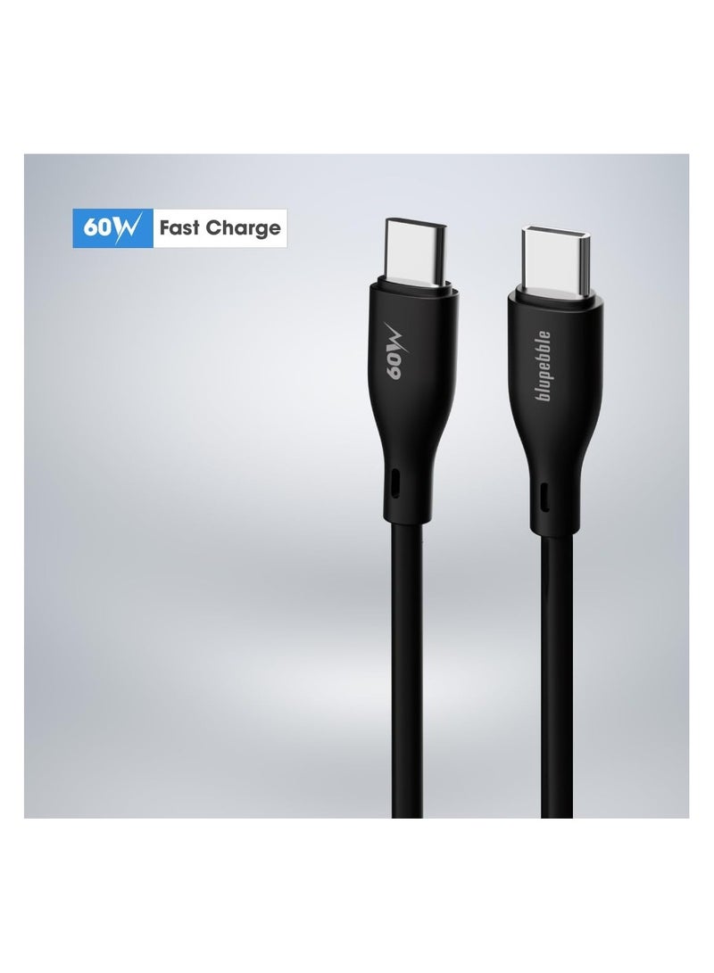 Blupebble PowerFlow PD60W USB-C to USB-C Cable-20 CM - Image 4