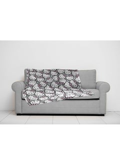 Jay Franco Jay Franco Hello Kitty Bows Plush Throw Blanket - Measures 46 x 60 Inches - Super Soft Fleece White Kitty Bedding  - Image 2
