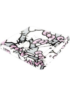 Jay Franco Jay Franco Hello Kitty Bows Plush Throw Blanket - Measures 46 x 60 Inches - Super Soft Fleece White Kitty Bedding  - Image 5