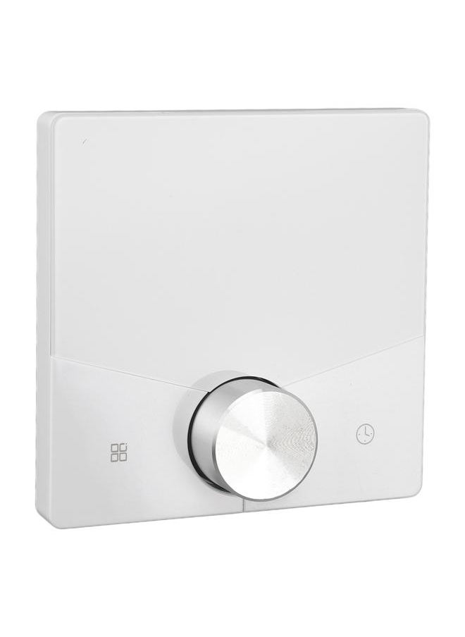Smart Thermostat White WiFi Thermostat for Tuya APP Control Knob Flame Resisatnt Backlight AC95‑240V for Gas Boiler Heating