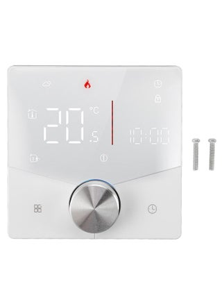 Smart Thermostat White WiFi Thermostat for Tuya APP Control Knob Flame Resisatnt Backlight AC95‑240V for Gas Boiler Heating - pzsku/ZEB37B6193E74409475EBZ/45/1746198656/c4b7649a-d24a-4ff8-9d6b-458679a9aaf3