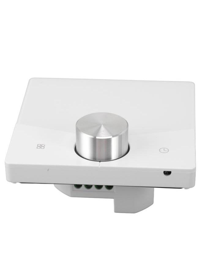 Smart Thermostat White WiFi Thermostat for Tuya APP Control Knob Flame Resisatnt Backlight AC95‑240V for Gas Boiler Heating