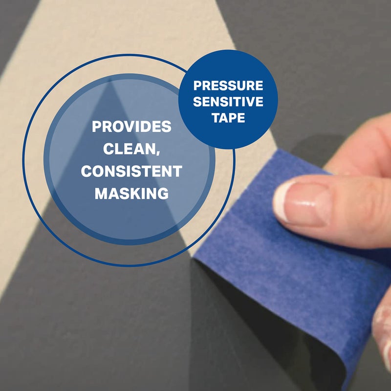 TapeCase - PT14-0.5" X 60YD Blue Masking Tape - 0.5" X 60YD (1 Roll) - Image 2