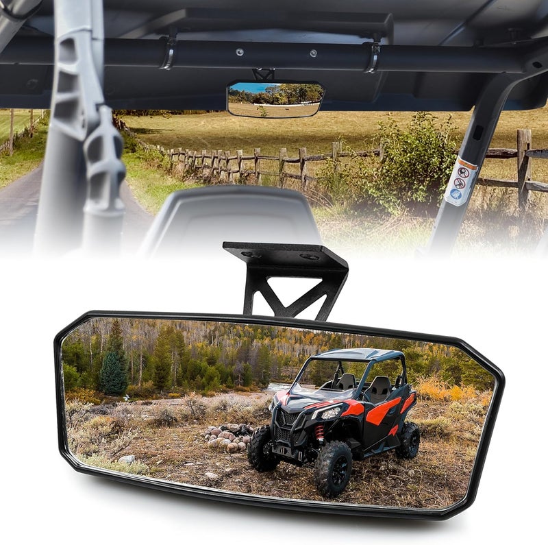 KATIMOTO UTV Center Rear View Mirror for Can-Am Commander, Defender, and Maverick Trail/Sport (2016-2022) - Image 1