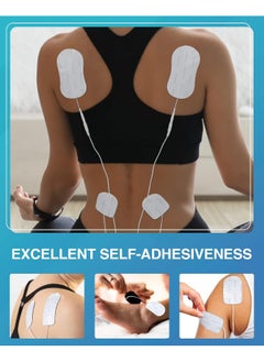 Comfytemp Comfytemp TENS Unit Replacement Pads, 10 Pcs TENS Pads with 3 Sizes, Reusable Self Adhesive 2mm Pin Connector Electrodes Pad for Most TENS, Non-Irritating Design for Muscle Stimulator Electrotherapy  - Image 3