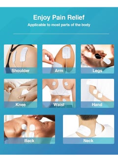 Comfytemp Comfytemp TENS Unit Replacement Pads, 10 Pcs TENS Pads with 3 Sizes, Reusable Self Adhesive 2mm Pin Connector Electrodes Pad for Most TENS, Non-Irritating Design for Muscle Stimulator Electrotherapy  - Image 4