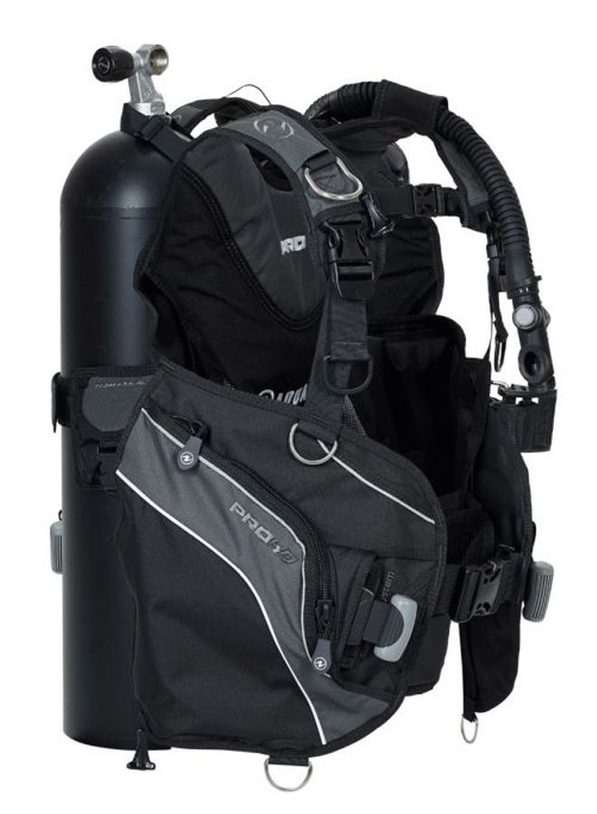 AQUA LUNG Aqualung New Pro HD BCD for Men - Black/ Charcoal - Image 4