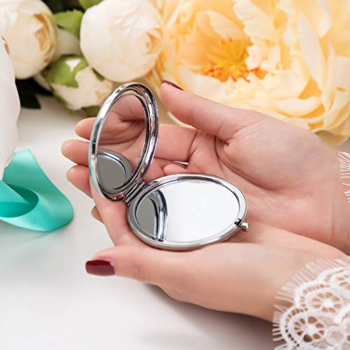 sedmart Grandma Gifts from Granddaughter, Mothers Day Birthday Christmas Gifts for Grandma Keepsake,Unique Engraved Natural Turquoise Compact Mirror - Image 3