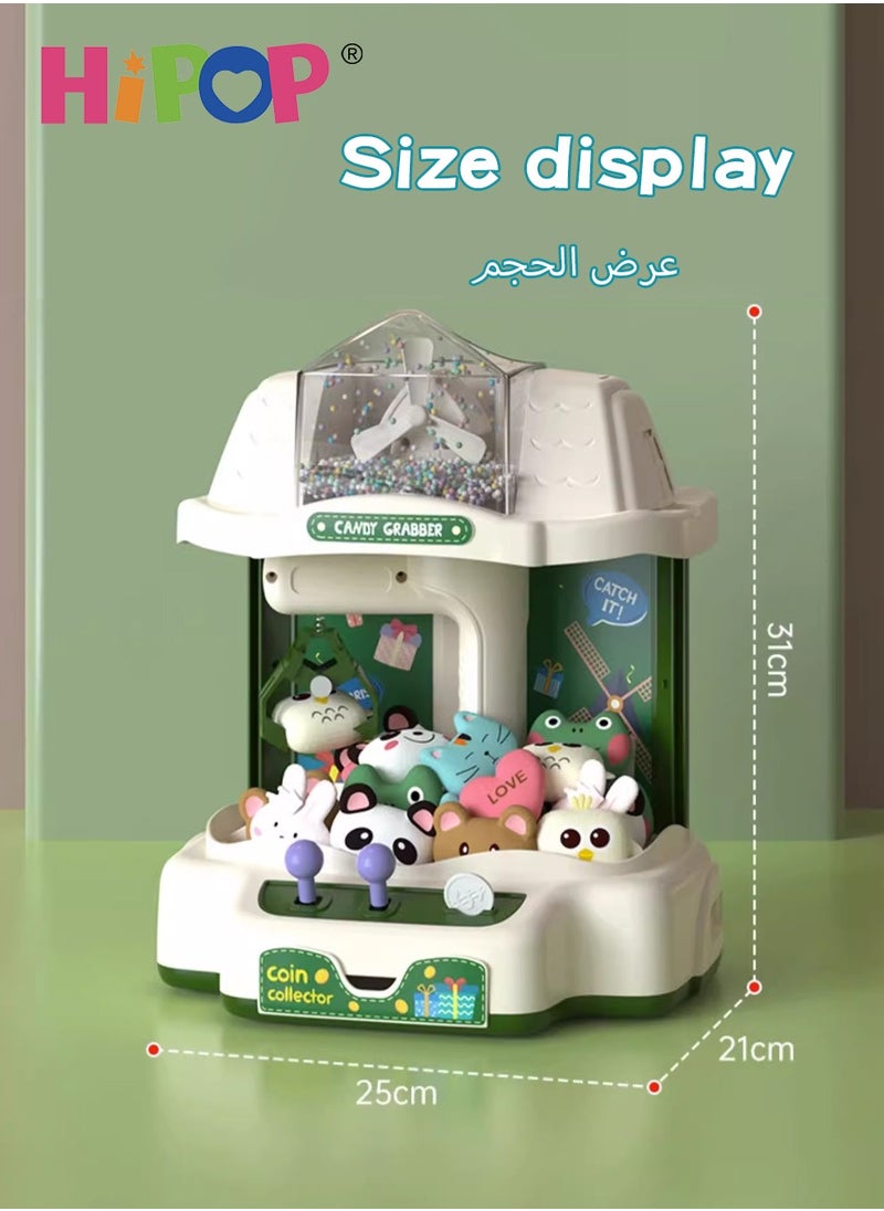 HIPOP Claw Doll Machine with Movable Windmill,Music and Light,Mini doll Machine as Kids Gift  - Image 5