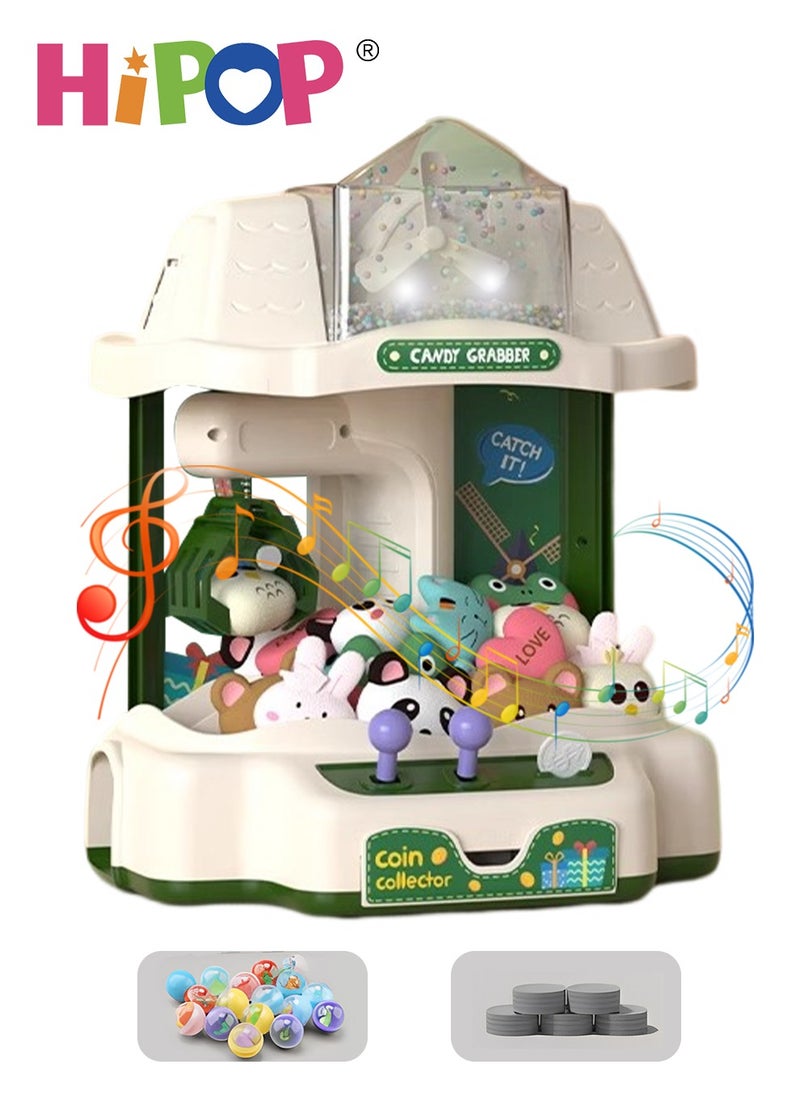 HIPOP Claw Doll Machine with Movable Windmill,Music and Light,Mini doll Machine as Kids Gift  - Image 1