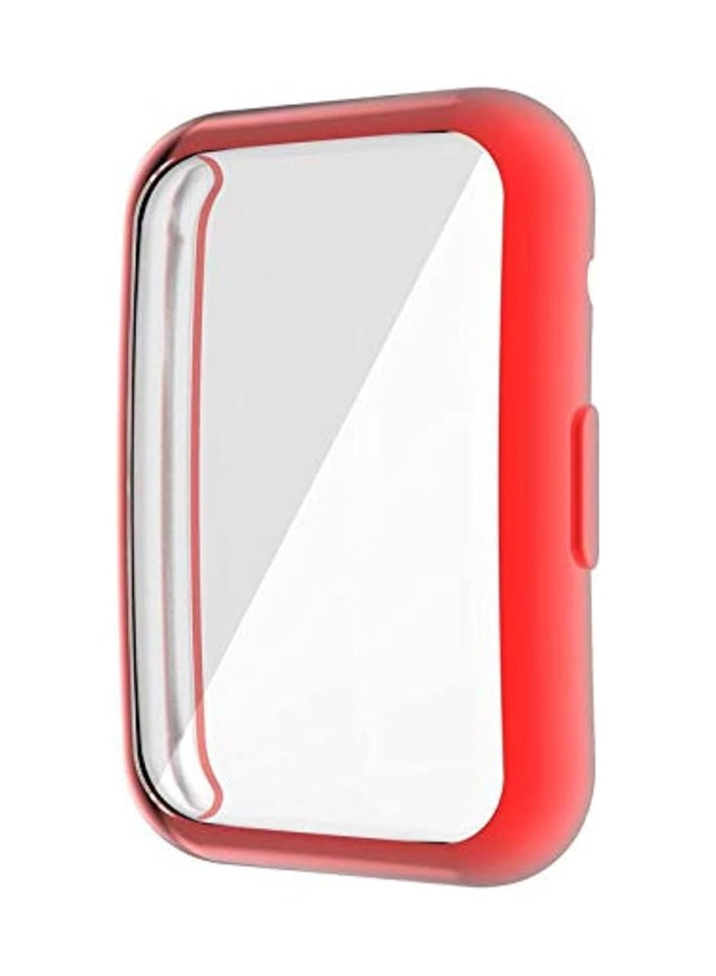 ELMO3EZZ Full Protective Cover For Huawei Watch Fit 2 - (Red)